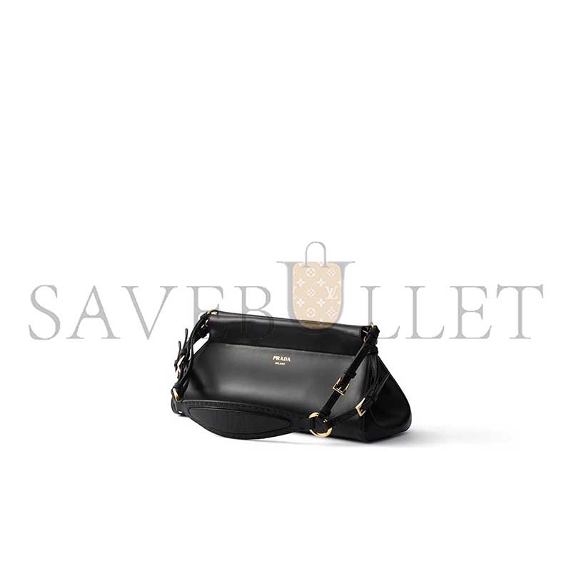 PRADA ENCHAÎNÉ MEDIUM LEATHER BAG 1BC262 (32.5*15.5*11cm) 